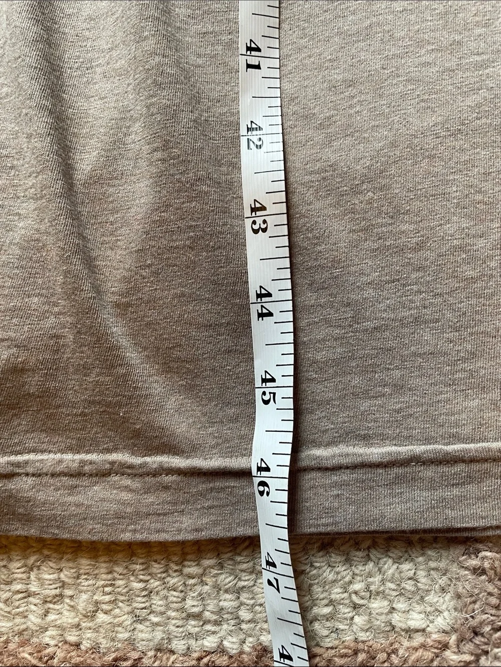 Pact Softspun Tank Midi Dress One Side Slit Organic Cotton Oatmeal Size Large